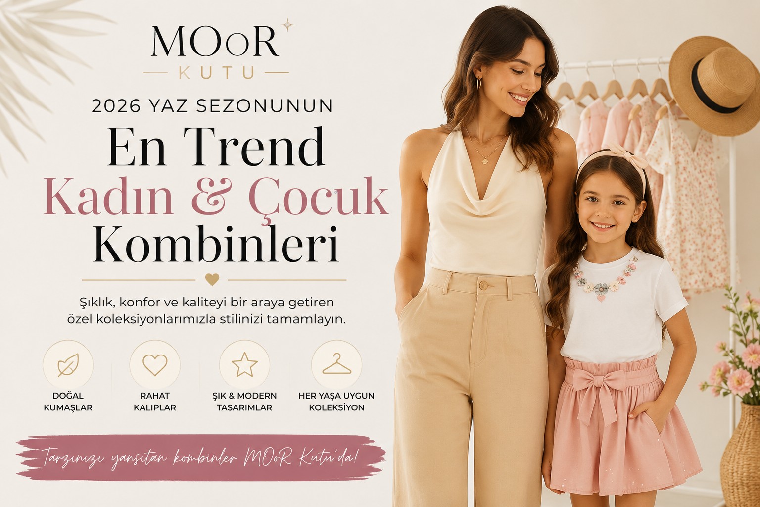 2026 Yaz Sezonunun En Trend Kadın ve Çocuk Kombinleri